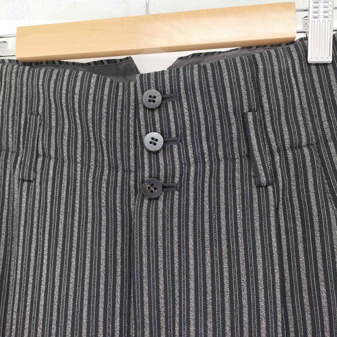トリココムデギャルソン tricot COMME des GARCONS AD表記無 ストライプ ウールワイドパンツ レディース JPN:M