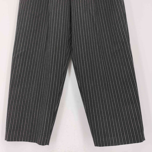 トリココムデギャルソン tricot COMME des GARCONS AD表記無 ストライプ ウールワイドパンツ レディース JPN:M