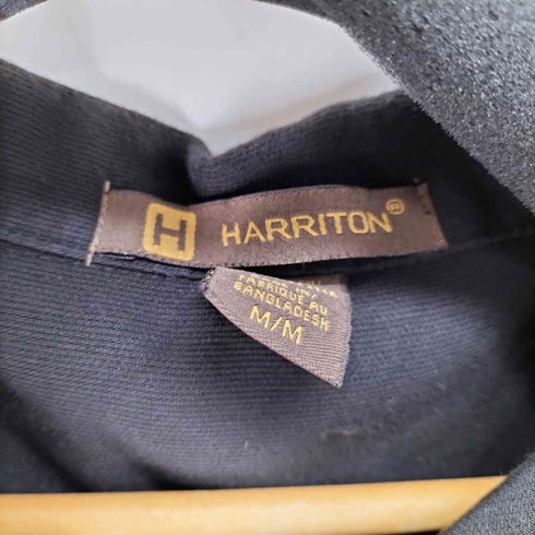 ハリトン HARRITON 開襟 オープンカラー BOX型 レーヨン混 半袖シャツ メンズ JPN:M