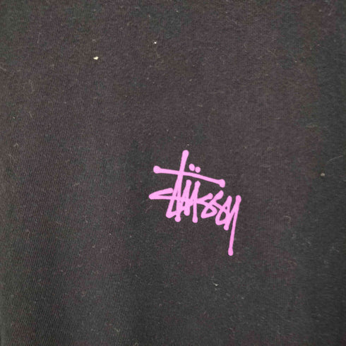 ステューシー Stussy ストックロゴ 両面プリント クルーネックTシャツ メンズ JPN:S