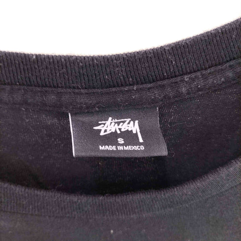 ステューシー Stussy ストックロゴ 両面プリント クルーネックTシャツ メンズ JPN:S