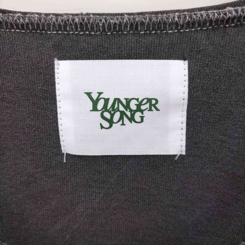 ヤンガーソング Younger Song graphic no sleeve カットオフ加工 ノースリーブカットソー メンズ JPN:L