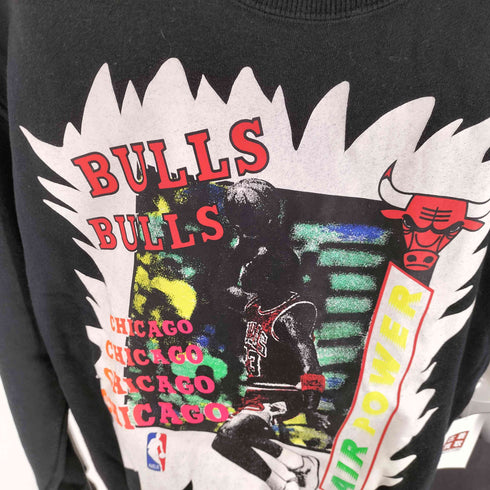 NBAチームロゴ バスケットボールプリント クルーネックスウェット メンズ JPN:XL