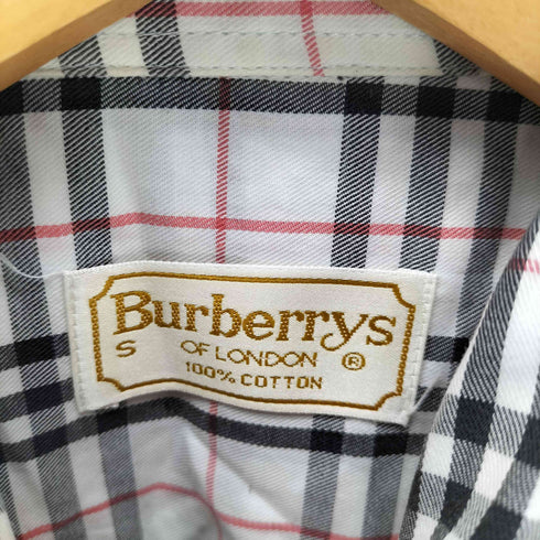 バーバリーズ BURBERRYS 90S 金タグ ホース 刺繍 ノバチェック S/S シャツ レディース