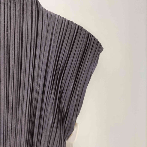 プリーツプリーズイッセイミヤケ PLEATS PLEASE ISSEY MIYAKE フレンチスリーブ ボトルネック プリーツ カットソー レディース JPN:3