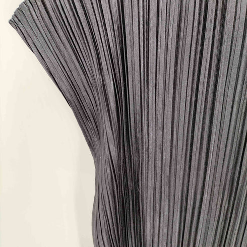 プリーツプリーズイッセイミヤケ PLEATS PLEASE ISSEY MIYAKE フレンチスリーブ ボトルネック プリーツ カットソー レディース JPN:3