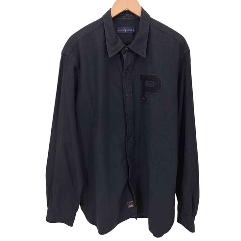 ラルフローレン RALPH LAUREN 両面ワッペン ボタンダウン オックスフォードシャツ メンズ JPN:XL