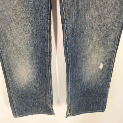 ガス GAS Grotto SPA KODY BELT 5ポケット ブーツカット フレア デニム パンツ 裾カットオフ レディース 27
