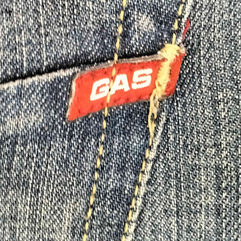ガス GAS Grotto SPA KODY BELT 5ポケット ブーツカット フレア デニム パンツ 裾カットオフ レディース 27