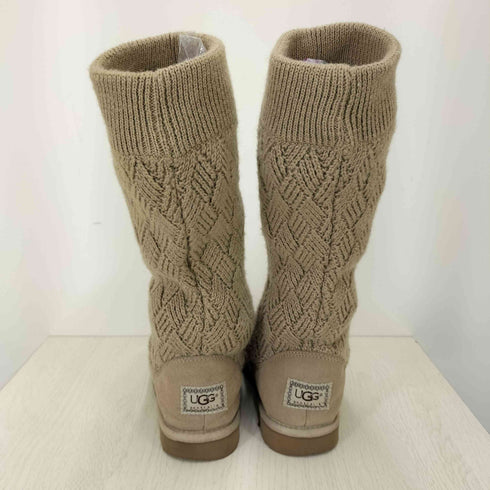 アグ UGG ニット切り替え ロングブーツ レディース
