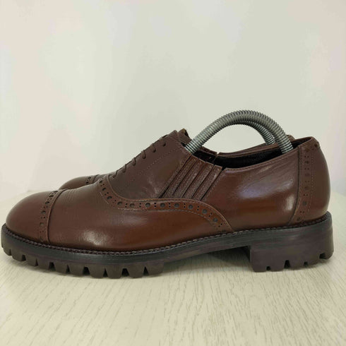 コムデギャルソンオムプリュス COMME des GARCONS HOMME PLUS トラックソール サイドゴアストレートチップサドルシューズ メンズ 25