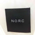 ノーク N.O.R.C バンドカラー ピンタック ラウンド ヘム シャツ レディース JPN:2