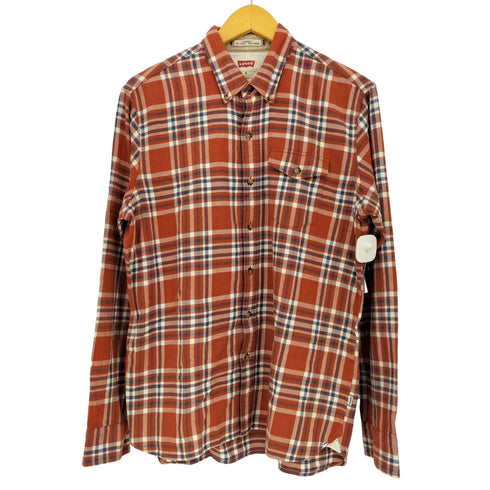 リーバイス Levis STANDARD FIT ボタンダウン チェック シャツ メンズ import:M