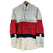 トミーヒルフィガー TOMMY HILFIGER フロントデザイン ストラップ柄 L/S BDシャツ メンズ import:M