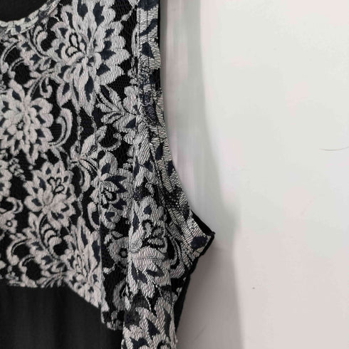 トリココムデギャルソン tricot COMME des GARCONS フラワーエンブロイダリーワンピース レディース