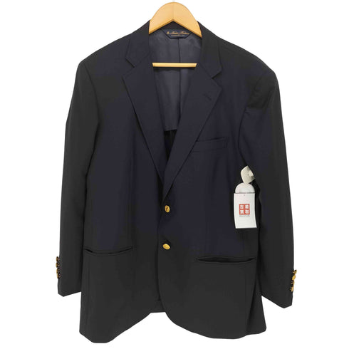 ブルックスブラザーズ BROOKS BROTHERS MADISON 2B 金ボタン ブレザー CANONICO 紺ブレ メンズ 42SHT