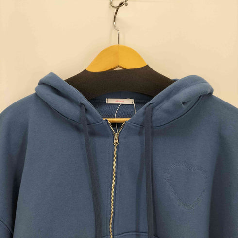 アトモス atmos ハートロゴ刺繍 クロップドジップアップフーディー レディース