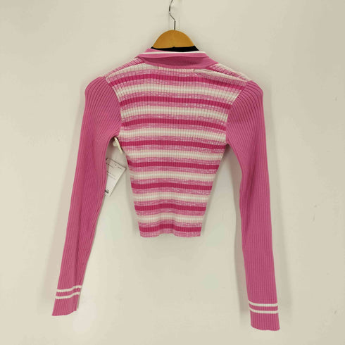 アナスイ ANNA SUI ANNA SUI NYC 90'sボーダー スキッパーZIPカーディガン レディース FREE