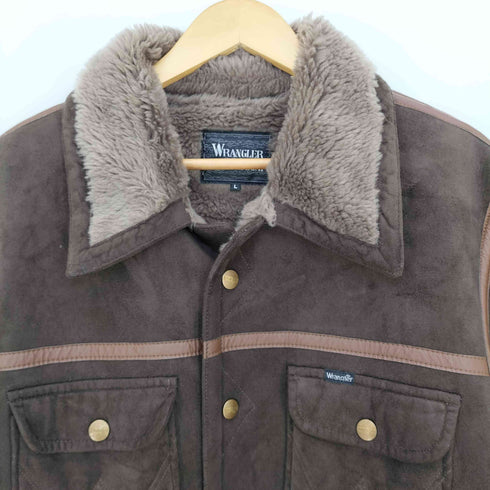 ラングラー Wrangler WRANGE COAT 裏地ボア スエードランチコート メンズ import:L
