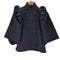 ザダラス THE DALLAS スタンドカラーパワーショルダーブラウス レディース