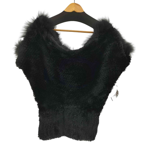GINO MARINA LUXE ファー クロップド トップス レディース FREE