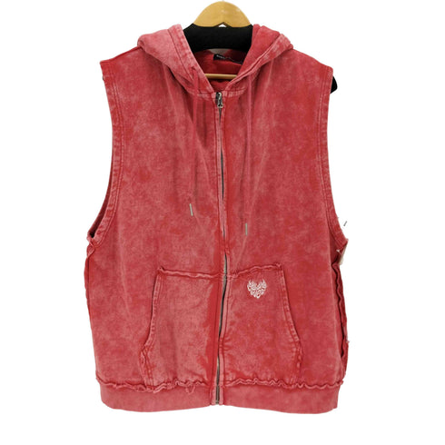 Starting Over one point sleeveless zip hoodie メンズ JPN:M