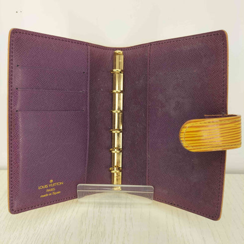 ルイヴィトン LOUIS VUITTON 1995年7月製 スペイン製 アジェンダ PM 手帳カバー エピ メンズ