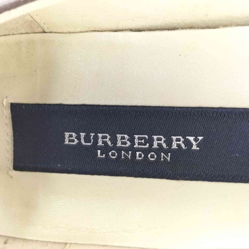 バーバリーロンドン BURBERRY LONDON レザー ヒール パンプス レディース JPN:23