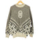 TREVISAN MADE IN ITALY 総柄クルーネックニット メンズ 48