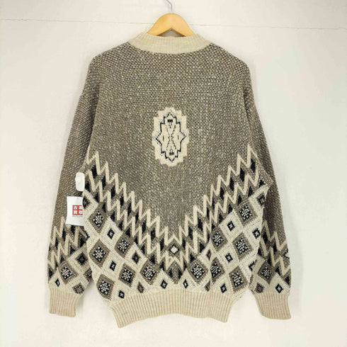 TREVISAN MADE IN ITALY 総柄クルーネックニット メンズ 48