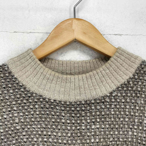 TREVISAN MADE IN ITALY 総柄クルーネックニット メンズ 48