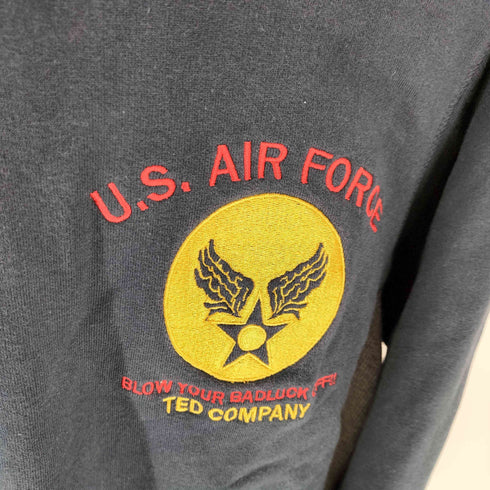 テッドカンパニー TED COMPANY U.S.AIRFORCE 前V 2トーン クルーネックスウェット メンズ US:38