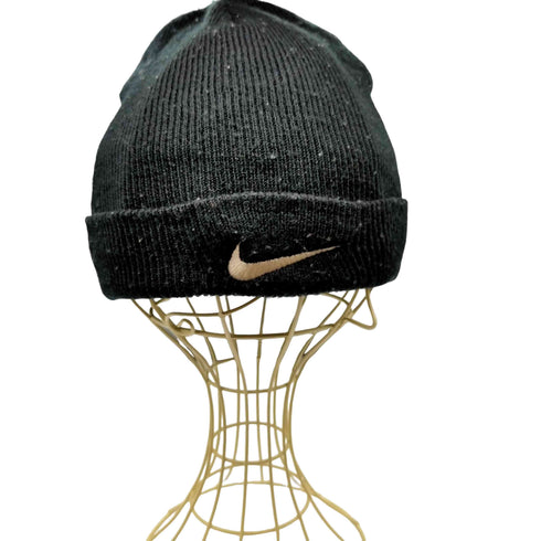 ナイキ NIKE 00S スウッシュ ロゴ 刺繍 アクリル ビーニー ニット キャップ メンズ