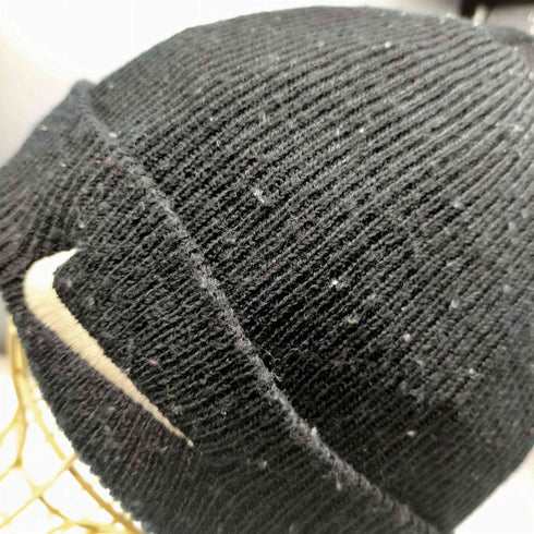 ナイキ NIKE 00S スウッシュ ロゴ 刺繍 アクリル ビーニー ニット キャップ メンズ