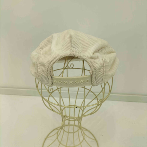 ATHLETIC HEADWEAR 企業ロゴ刺繍 コーデュロイ ハンチング キャップ メンズ