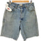 ゲスジョージズマルシアーノ GUESS BY GEORGES MARCIANO 90S USA製 OLD カットオフ ボタンフライ ショート デニムパンツ ジョーツ メンズ 34