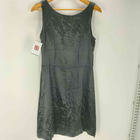 アニエスベー agnes b. 90S OLD ビスコース ミディ ノースリーブ ワンピース レディース FR:40