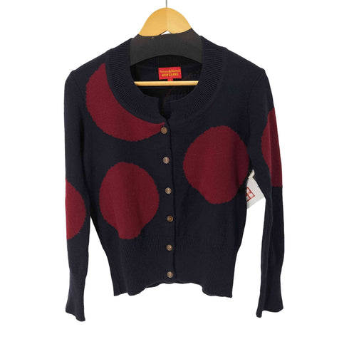 ヴィヴィアンウエストウッドレッドレーベル Vivienne Westwood RED LABEL オーブ刺繍 ドット カーディガン レディース 2