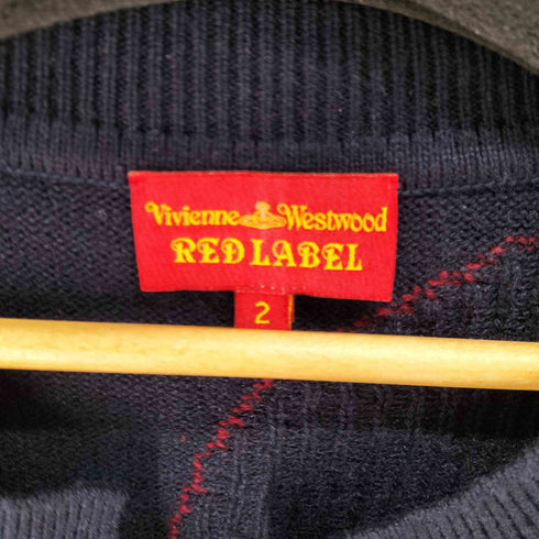 ヴィヴィアンウエストウッドレッドレーベル Vivienne Westwood RED LABEL オーブ刺繍 ドット カーディガン レディース 2
