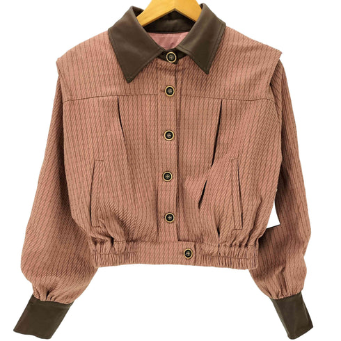 dorydory ARCANA ARCHIVE Retro Contrast Color Uniform Short Jacket レトロ コンスタント カラー ユニフォーム ショート ジャケット レディース import:S