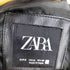 ザラ ZARA フェイクレザー ダブル ライダース ジャケット メンズ import:M