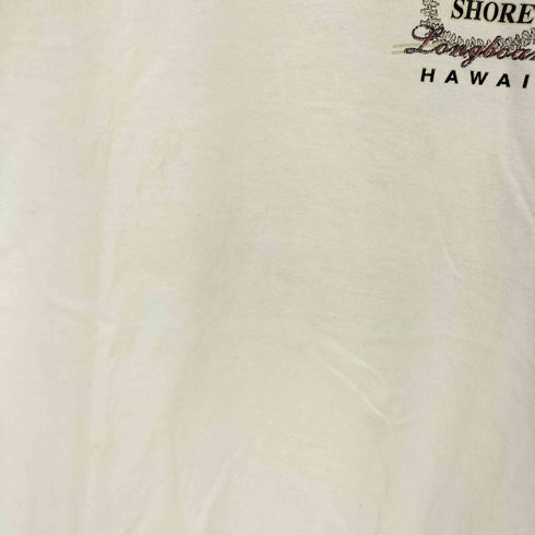 ヘインズ Hanes 90s~00s HEAVY WEIGHT HAWAII コットン 両面プリント クルーネックTシャツ メンズ import:M