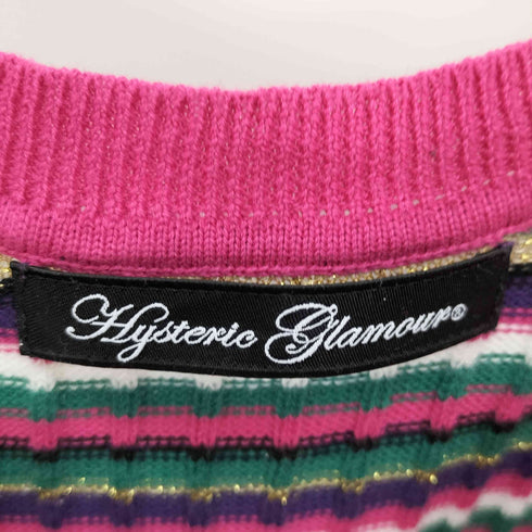 ヒステリックグラマー HYSTERIC GLAMOUR FLOWER POWER 刺繍 タンクトップ レディース FREE