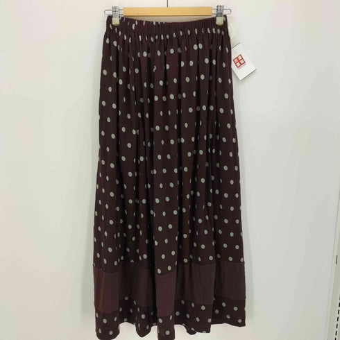 トリココムデギャルソン tricot COMME des GARCONS ドット ウール リネン スカート レディース