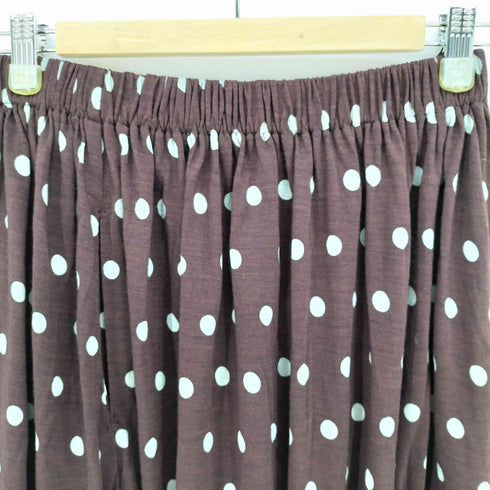 トリココムデギャルソン tricot COMME des GARCONS ドット ウール リネン スカート レディース