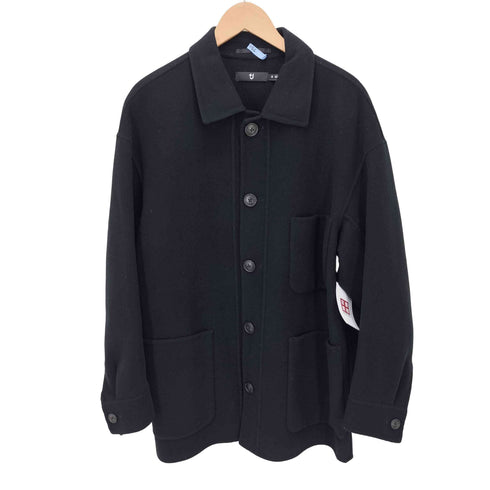 ユニクロプラスジェイ UNIQLO+J ウールブレンドオーバーサイズシャツジャケット レディース