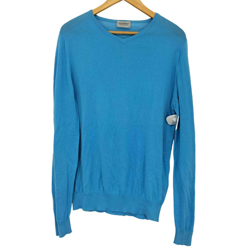 ジョンスメドレー JOHN SMEDLEY イングランド製 コットン Vネックニット メンズ JPN:M