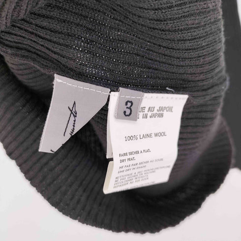 ヨウジヤマモト Yohji Yamamoto ボトルネック リブニット レディース JPN:3