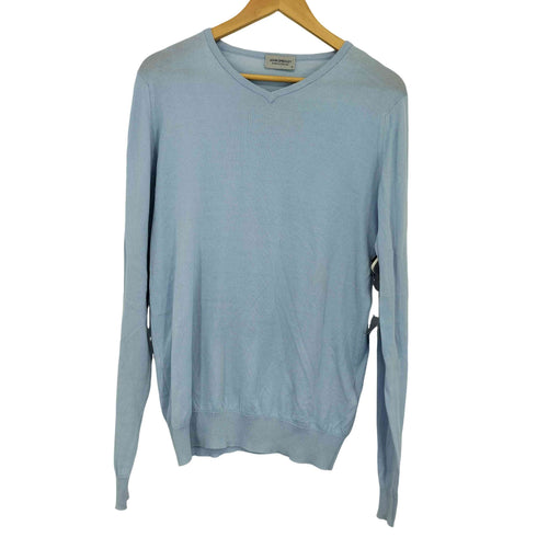ジョンスメドレー JOHN SMEDLEY イングランド製 コットン Vネックニット メンズ JPN:M