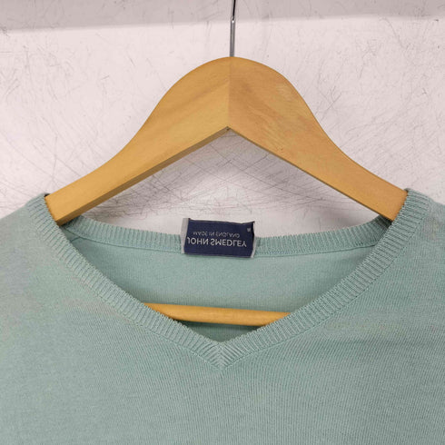 ジョンスメドレー JOHN SMEDLEY イングランド製 コットン Vネックニット メンズ JPN:M